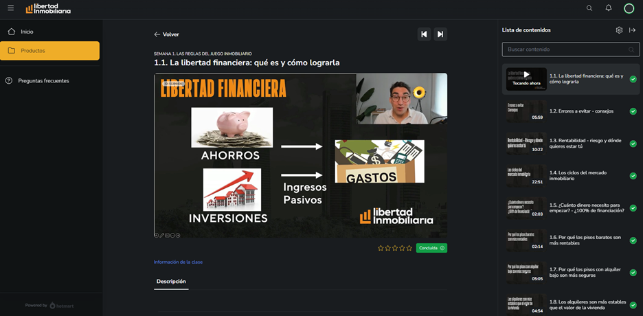 Temario de Libertad Inmobiliaria